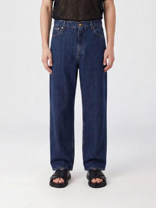 26FW 질샌더 데님 팬츠 J22KA0357J45324 476 Blue