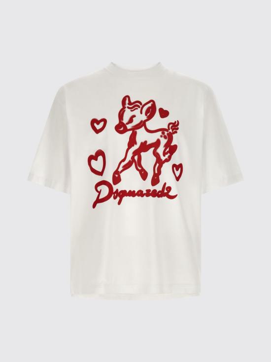 26FW 디스퀘어드2 반팔 티셔츠 S74GD1583D20033 100 Red - DSQUARED2