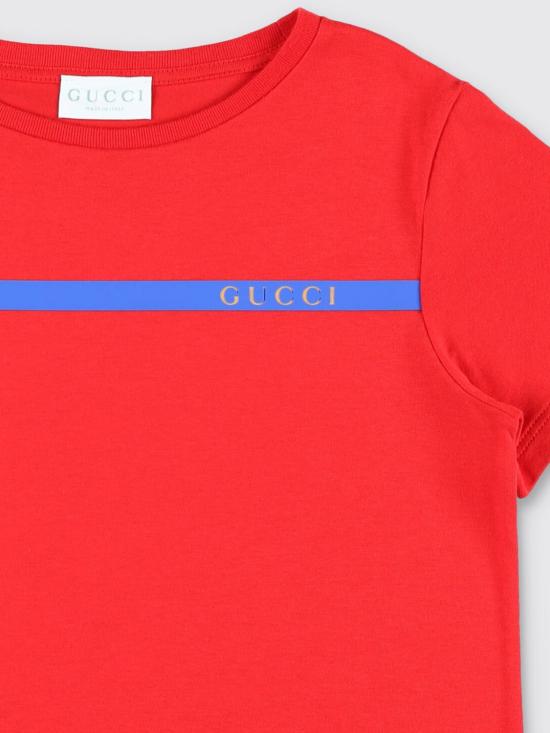 26SS [키즈] 구찌 티셔츠 547559XJHPP 6178 Red - GUCCI