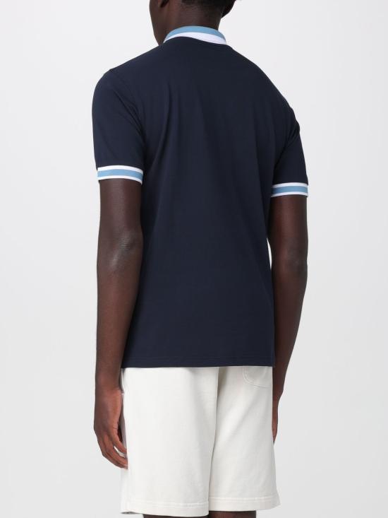 26SS 썬 68 폴로 티셔츠 A36117 07 Blue - SUN 68