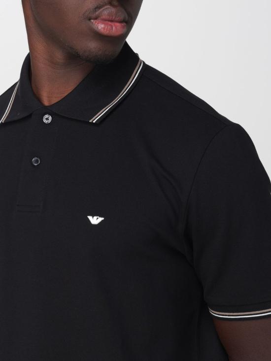 26SS 엠포리오 아르마니 폴로 티셔츠 EM004606AF23090 UC001 Black - EMPORIO ARMANI