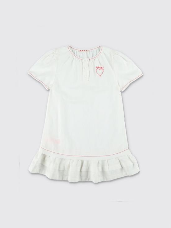 26SS [키즈] 마르니 원피스 M01790M00WK 0M100 White