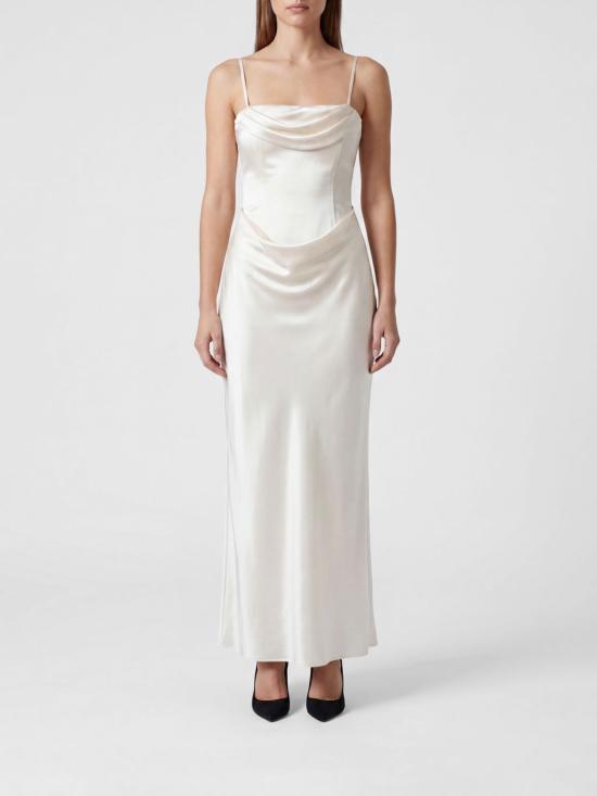 26FW 로테이트 롱 원피스 116336857 857 White