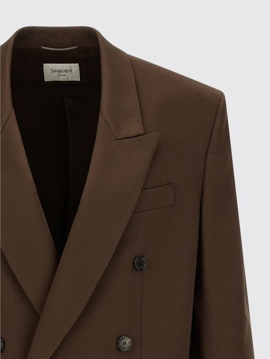 26SS 생로랑 자켓 854418Y4K19 2658 Brown - SAINT LAURENT