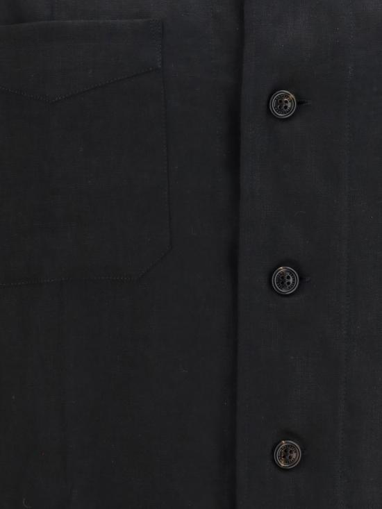26SS 브루넬로 쿠치넬리 셔츠 MM6840648 C099 Black - BRUNELLO CUCINELLI