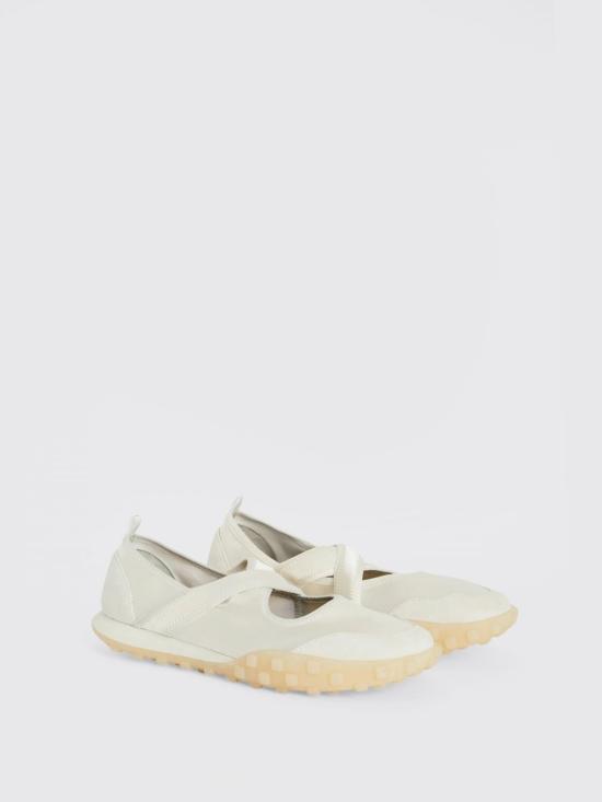 26SS 질샌더 플랫 슈즈 J15WS0039P7607 100 White - JIL SANDER
