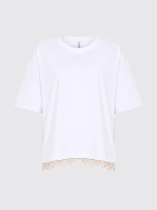 26SS 리비아나 콘티 반팔 티셔츠 L6SW70 A01 0 White - LIVIANA CONTI