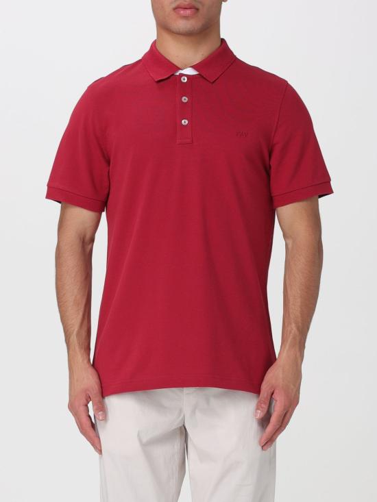 26SS 페이 폴로 티셔츠 NPMB252135STDW R002 Red