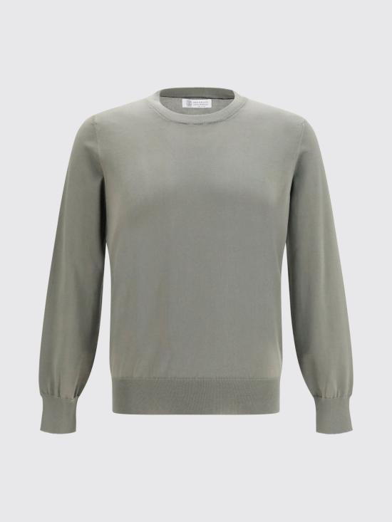 26SS 브루넬로 쿠치넬리 풀오버 니트 M2900100 CXS05 Grey 1 - BRUNELLO CUCINELLI