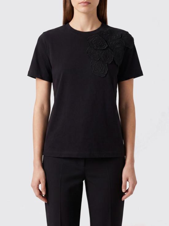 26SS 리비아나 콘티 반팔 티셔츠 L6SW73 Y69 0 Black