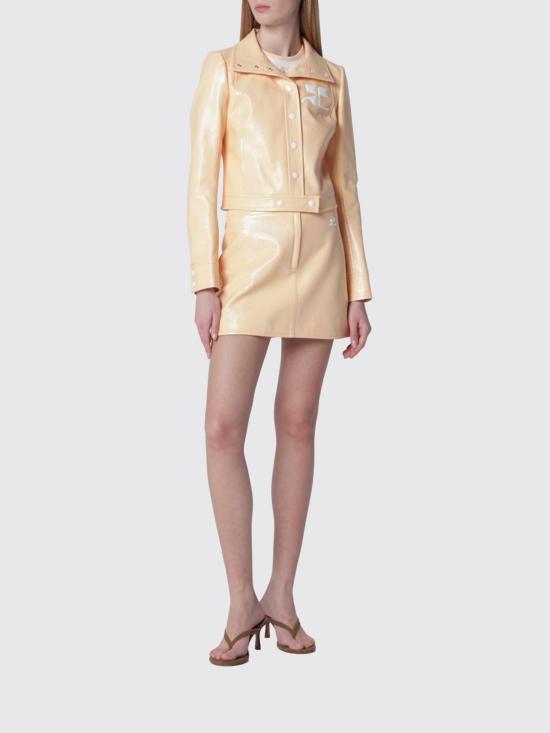 26SS 쿠레쥬 스커트 223CJU001VY0014 3058 Orange - COURREGES