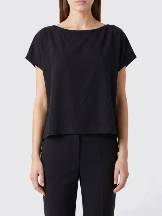 26SS 리비아나 콘티 반팔 티셔츠 L6SW64 Y69 0 Black