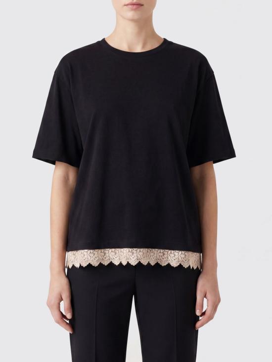 26SS 리비아나 콘티 반팔 티셔츠 L6SW70 Y69 0 Black