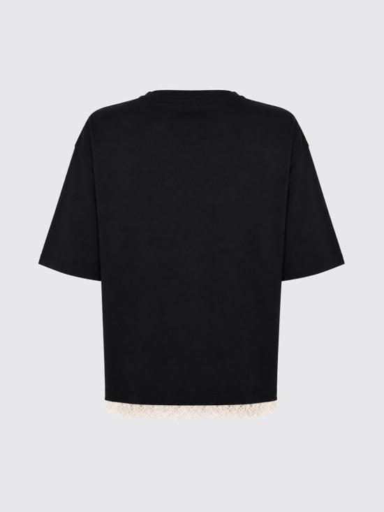 26SS 리비아나 콘티 반팔 티셔츠 L6SW70 Y69 0 Black - LIVIANA CONTI