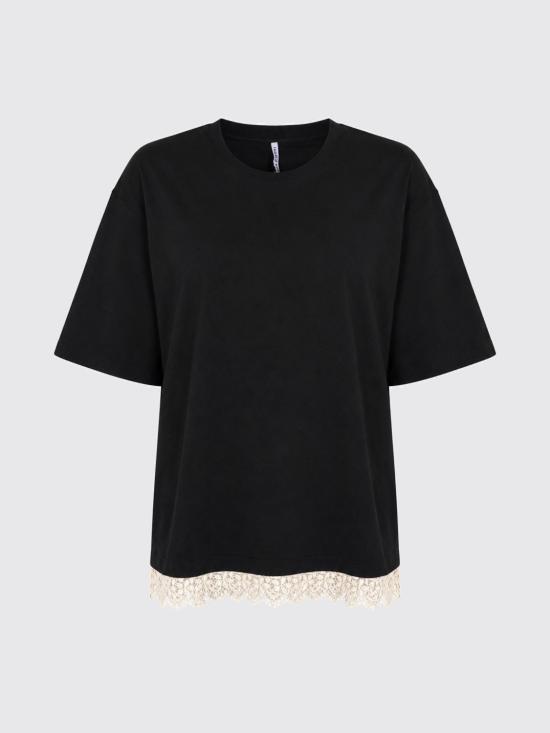 26SS 리비아나 콘티 반팔 티셔츠 L6SW70 Y69 0 Black - LIVIANA CONTI