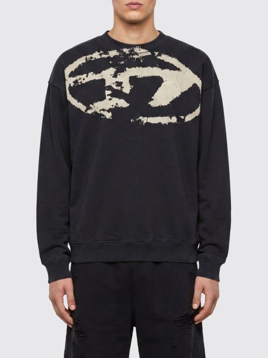 26FW 디젤 S 박스트 N5 스웨트셔츠 A130510DMBU 9XX Black