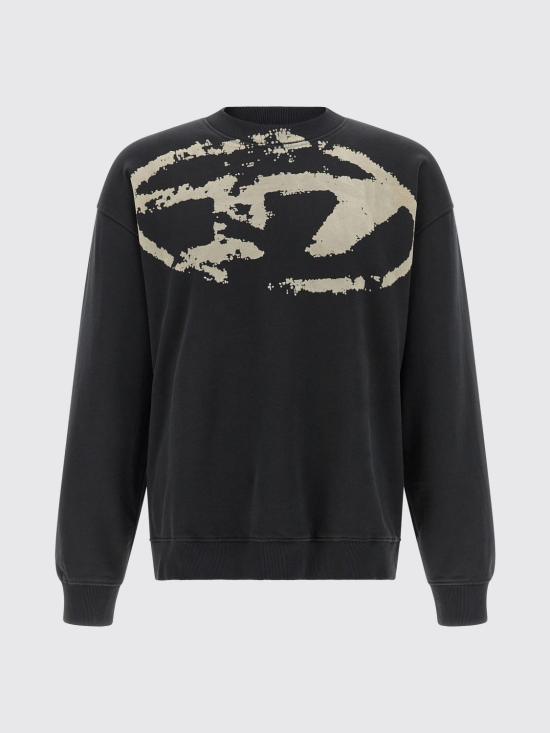 26FW 디젤 S 박스트 N5 스웨트셔츠 A130510DMBU 9XX Black - DIESEL