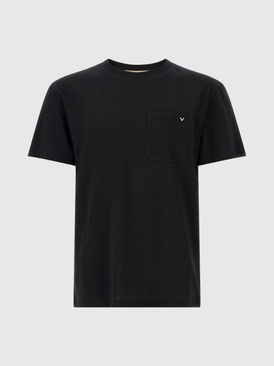 26FW 발렌티노 가라바니 반팔 티셔츠 MG10VBGR 0NO Black - VALENTINO GARAVANI