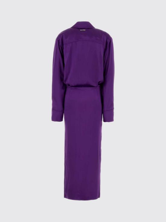 26SS 디 아티코 롱 원피스 260WCW00257VVV102AA 769 Violet - THE ATTICO