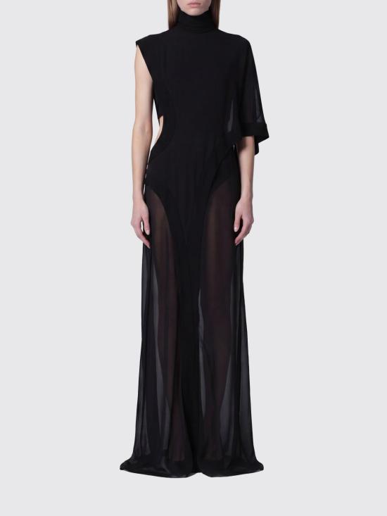 26SS 프란체스코 무라노 롱 원피스 DR567T07 999 Black