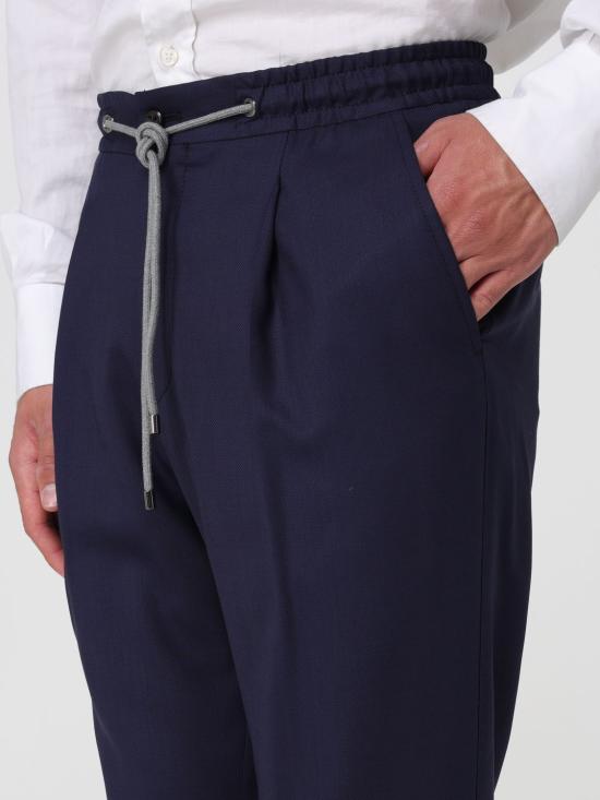 26SS 꼬르넬리아니 팬츠 2747062718474 001 Blue - CORNELIANI