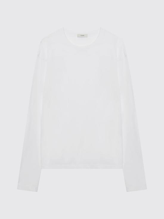26SS 토템 반팔 티셔츠 253WRT0588FB0419 047 White - TOTEME