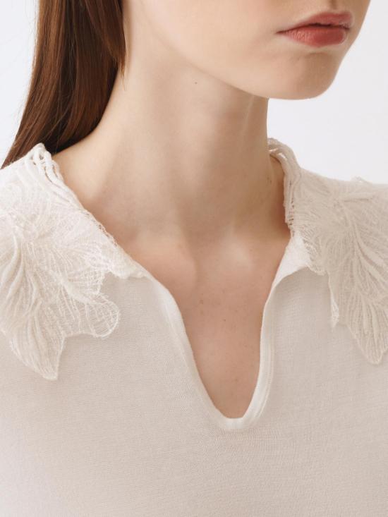 26SS 파비아나 필리피 폴로 티셔츠 MAD276F465M221 25 Natural - FABIANA FILIPPI