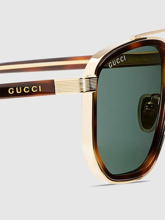 26SS 구찌 선글라스 859577I3330 8030 Gold - GUCCI