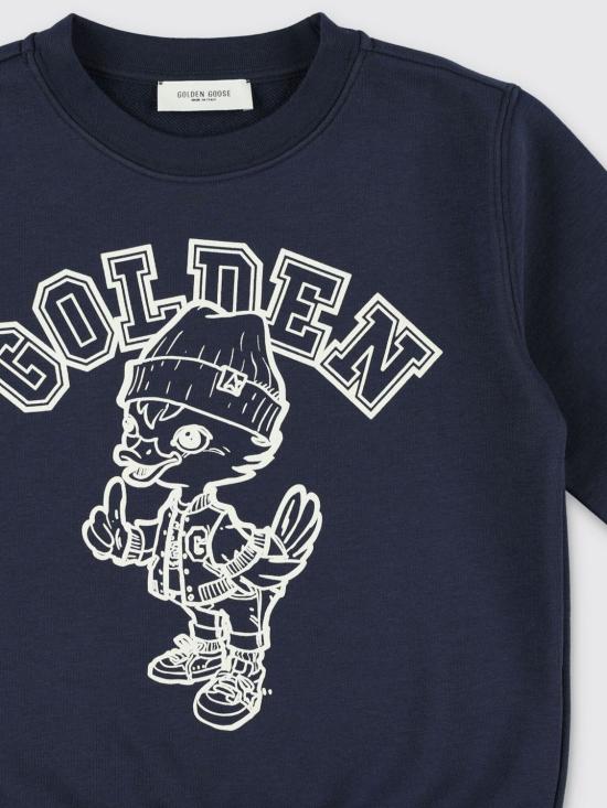 26SS [키즈] 골든구스 풀오버 P02214P002286 50345 Blue - GOLDEN GOOSE
