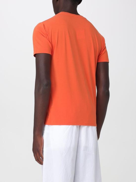 26SS 모스키노 반팔 티셔츠 A07014410 0066 Orange - MOSCHINO