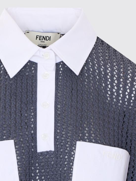 26SS 펜디 반팔 티셔츠 FZXE65AW4N F1W0R Grey - FENDI