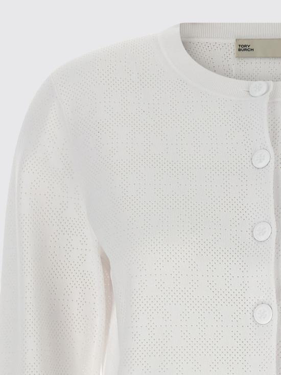 26FW 토리버치 가디건 181837 100 White - TORY BURCH