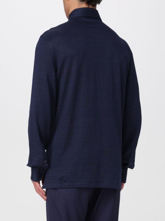 26SS 브루넬로 쿠치넬리 폴로 티셔츠 MR8273914 C006 Blue - BRUNELLO CUCINELLI