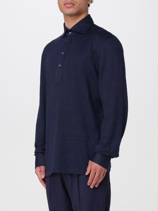 26SS 브루넬로 쿠치넬리 폴로 티셔츠 MR8273914 C006 Blue - BRUNELLO CUCINELLI