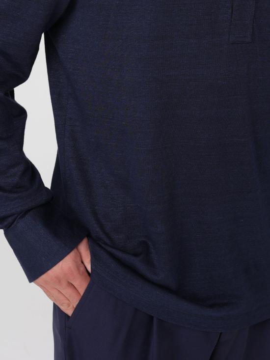 26SS 브루넬로 쿠치넬리 폴로 티셔츠 MR8273914 C006 Blue - BRUNELLO CUCINELLI