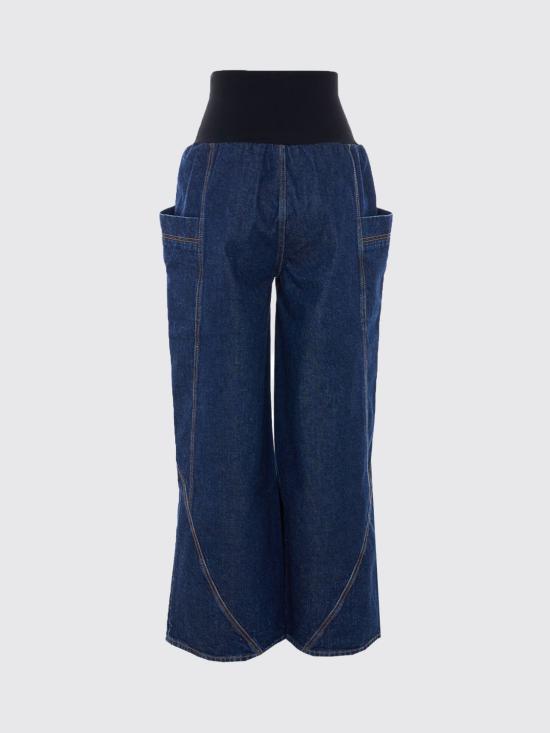 26SS 알라이아 팬츠 AA9P1309D014C A24 Blue - ALAIA