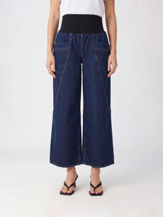 26SS 알라이아 팬츠 AA9P1309D014C A24 Blue