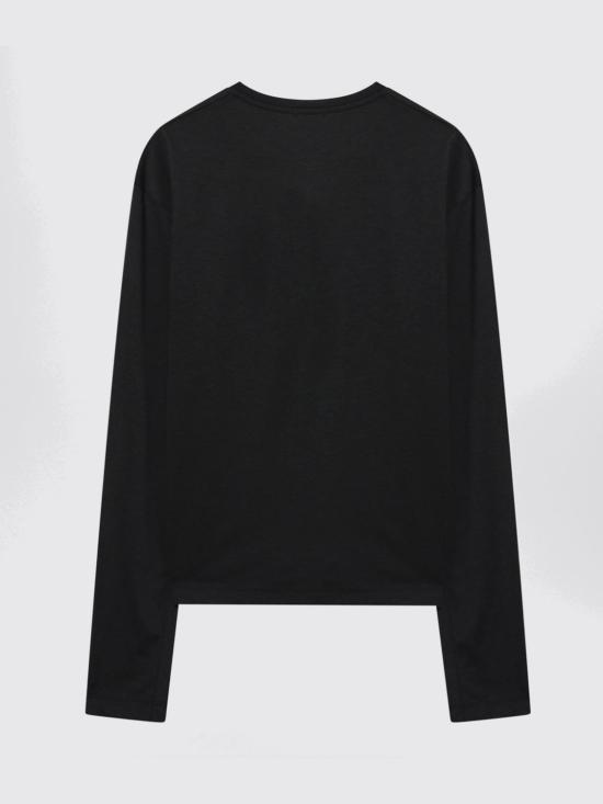 26SS 토템 반팔 티셔츠 253WRT0588FB0419 001 Black - TOTEME