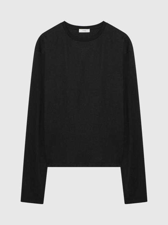 26SS 토템 반팔 티셔츠 253WRT0588FB0419 001 Black - TOTEME