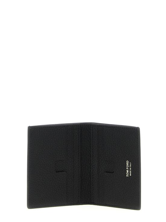 26FW 톰포드 그레인 레더 폴딩 카드 홀더 Y0279LCL158G NAA Nero - TOMFORD