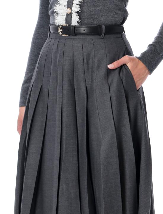26FW 셀프 포트레이트 롱 스커트 PF26137XSKGR GREY Grigio - SELF PORTRAIT