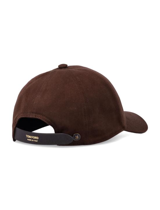 26FW 톰포드 모자 MH005TCN061G EWC MEDIUM BROWN OFF WHITE - TOMFORD