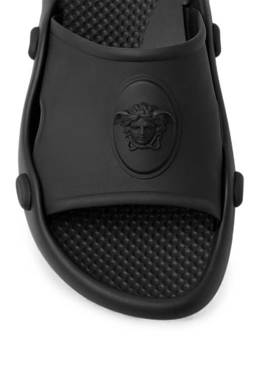 26FW 베르사체 뮬/슬리퍼 10247391A17999 1B000 Black - VERSACE