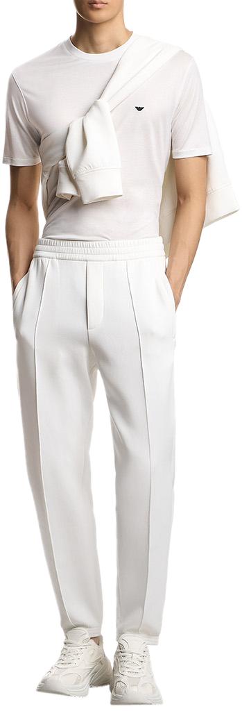 26SS 엠포리오 아르마니 팬츠 EM004542AF10013U0003 WHITE - EMPORIO ARMANI