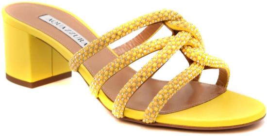  아쿠아주라 뮬/슬리퍼 MDCMIDS0NSECTR YELLOW - AQUAZZURA