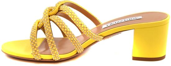  아쿠아주라 뮬/슬리퍼 MDCMIDS0NSECTR YELLOW - AQUAZZURA
