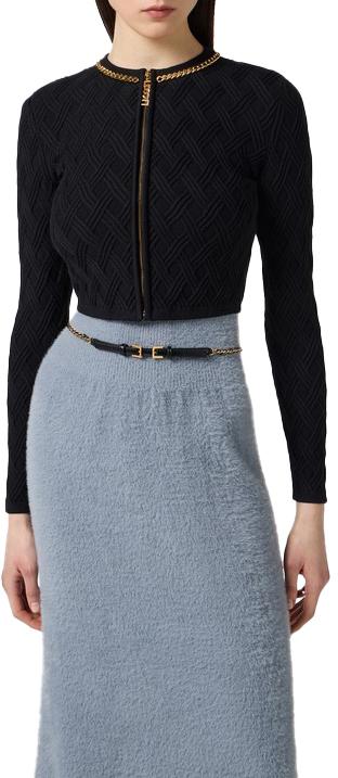 25FW 엘리자베타프랜치 스웨터 MK29B56E2110 BLACK - ELISABETTA FRANCHI