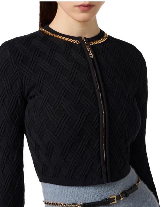 25FW 엘리자베타프랜치 스웨터 MK29B56E2110 BLACK - ELISABETTA FRANCHI