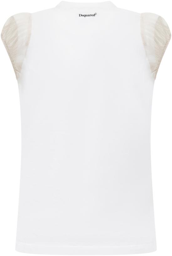  디스퀘어드2 민소매 티셔츠 S72GD0355S21600100 WHITE - DSQUARED2