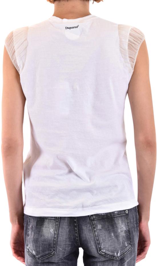  디스퀘어드2 민소매 티셔츠 S72GD0355S21600100 WHITE - DSQUARED2
